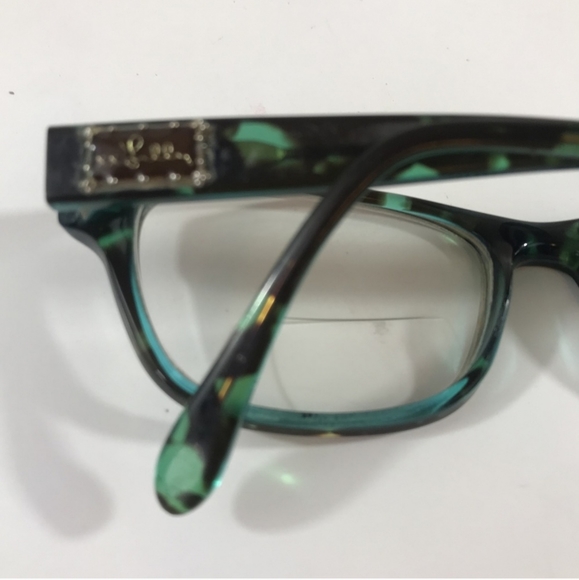 Lilly Pulitzer Alexi glasses frames Tortoise Aqua - Picture 7 of 10